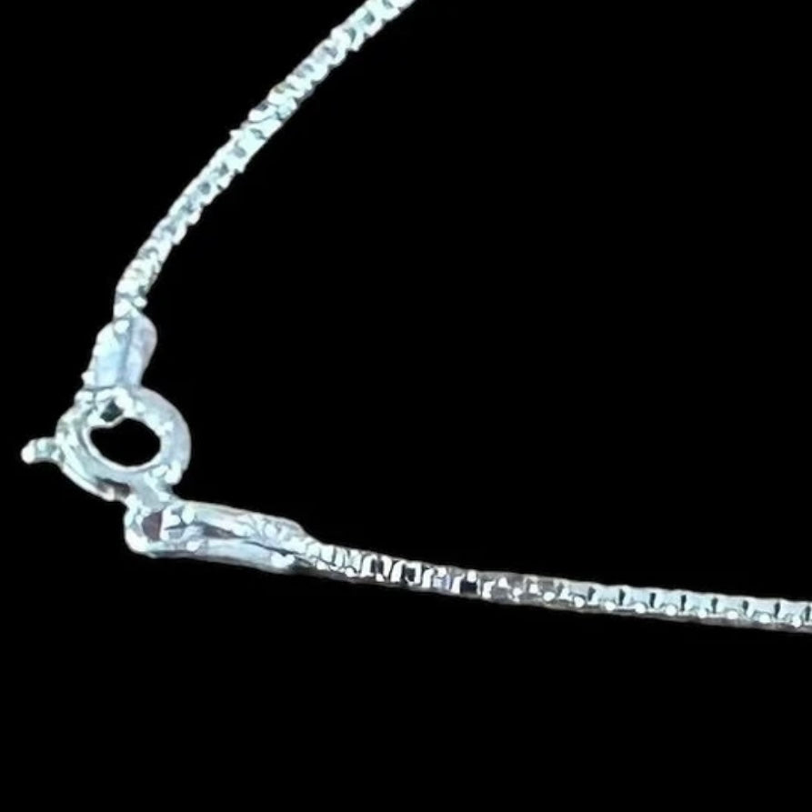 Box Chain 1.1mm in 925 sterling Silver