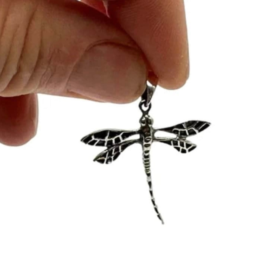 Dragonfly Sterling Silver Pendant