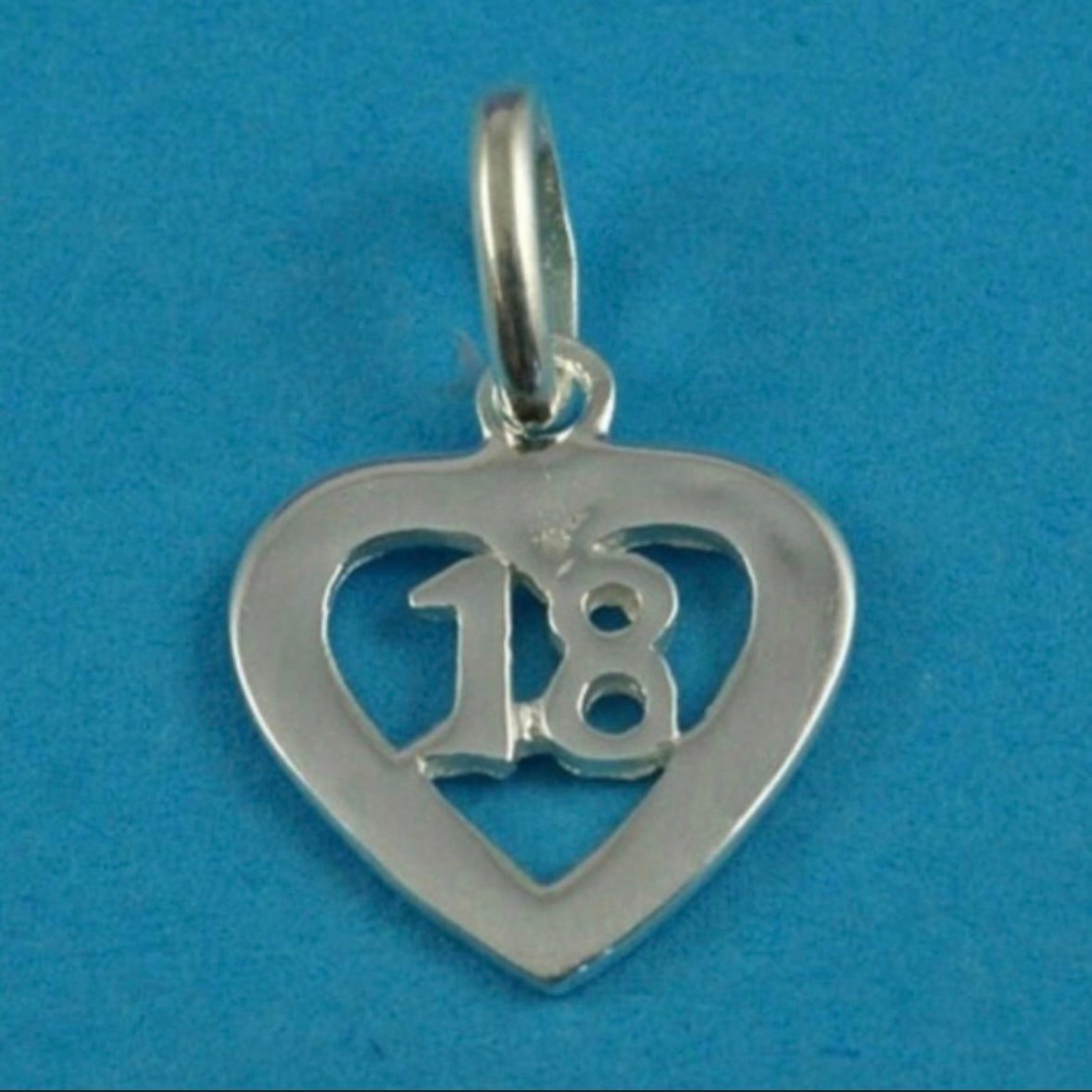 Sterling Silver 18 Design Heart Pendant Charm