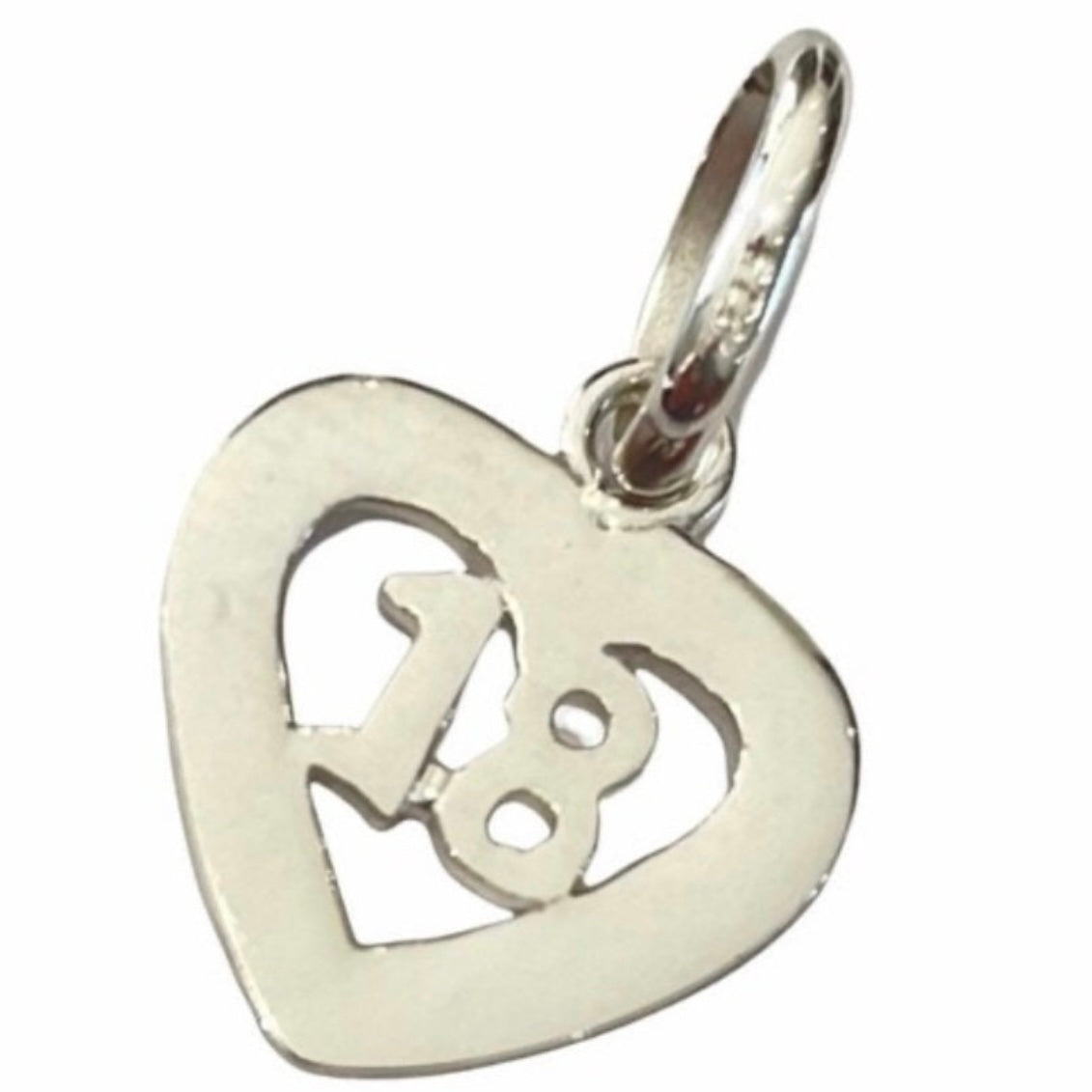 Sterling Silver 18 Design Heart Pendant Charm