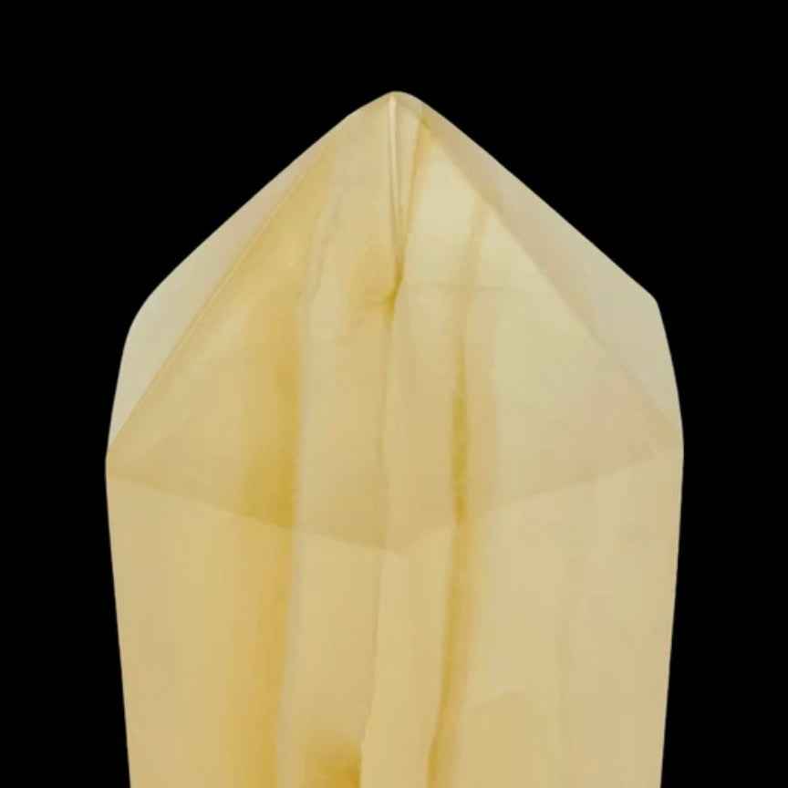 Stunning Beautiful Amber Aragonite Point Crystal