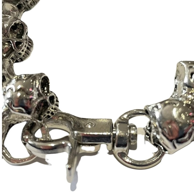 Stylish Stainless Steel Punk Skull Bracelet