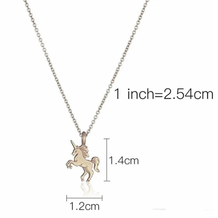 Mythical Magical Unicorn Charm Pendant Necklace With an open mind and positive spirit life is magical