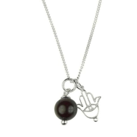 Beautiful Sterling Silver Birthstone with Charm/Pendant Necklace - Months January to June