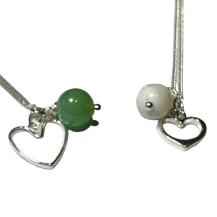 Beautiful Sterling Silver Birthstone with Charm/Pendant Necklace - Months January to June