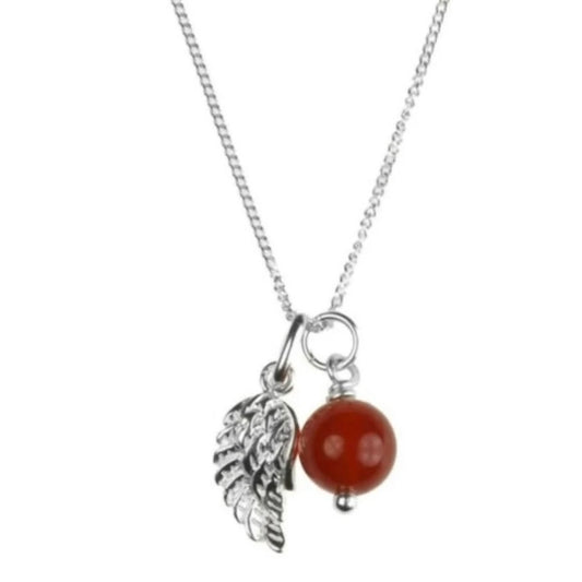 Beautiful Sterling Silver Birthstone with Charm/Pendant Necklace - July to December