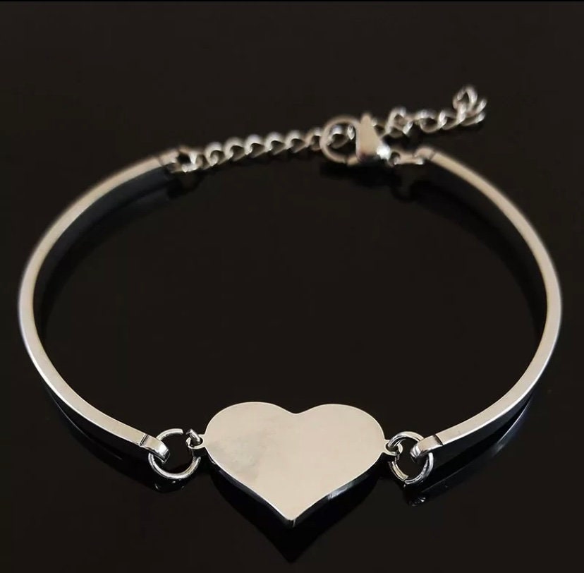 Beautiful Heart Horse Stainless Steel Bracelet