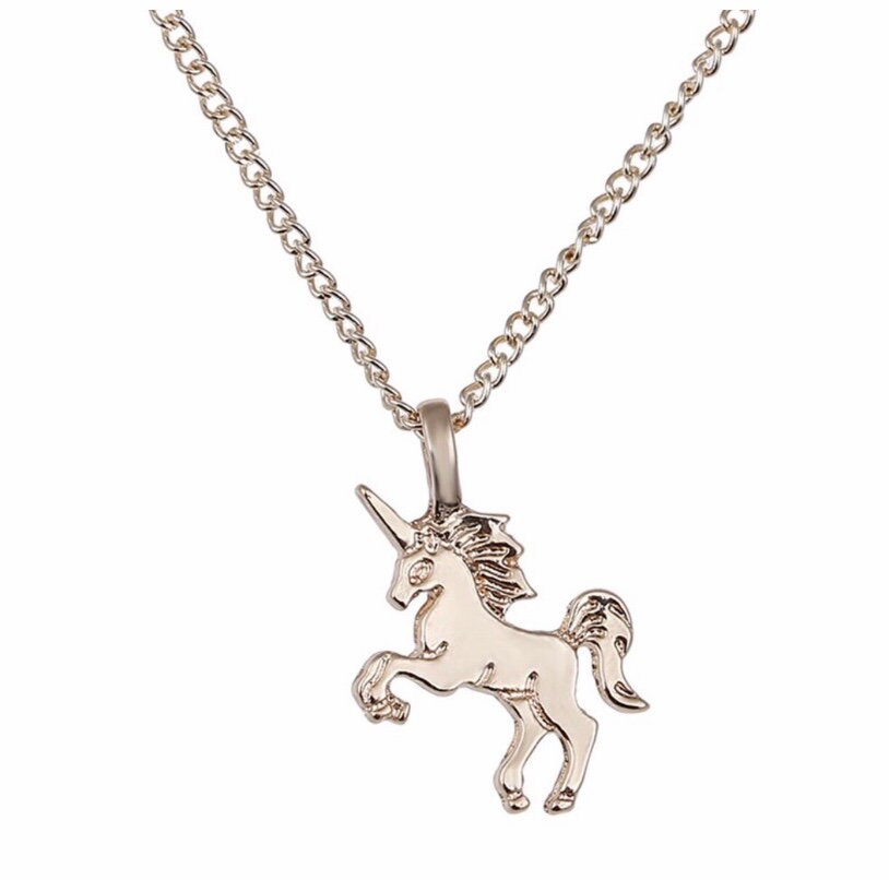 Mythical Magical Unicorn Charm Pendant Necklace With an open mind and positive spirit life is magical