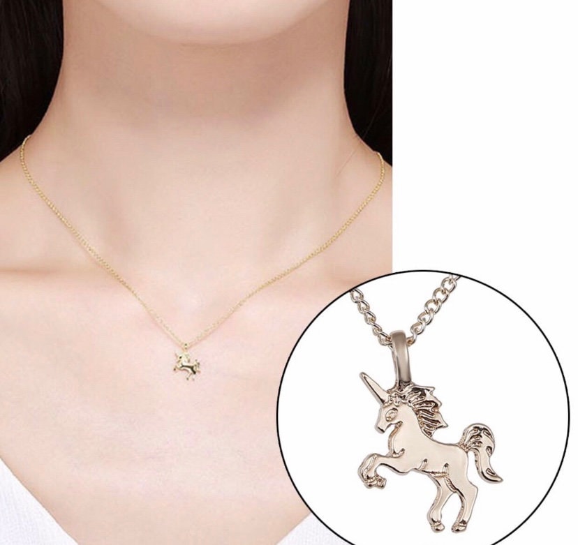 Mythical Magical Unicorn Charm Pendant Necklace With an open mind and positive spirit life is magical