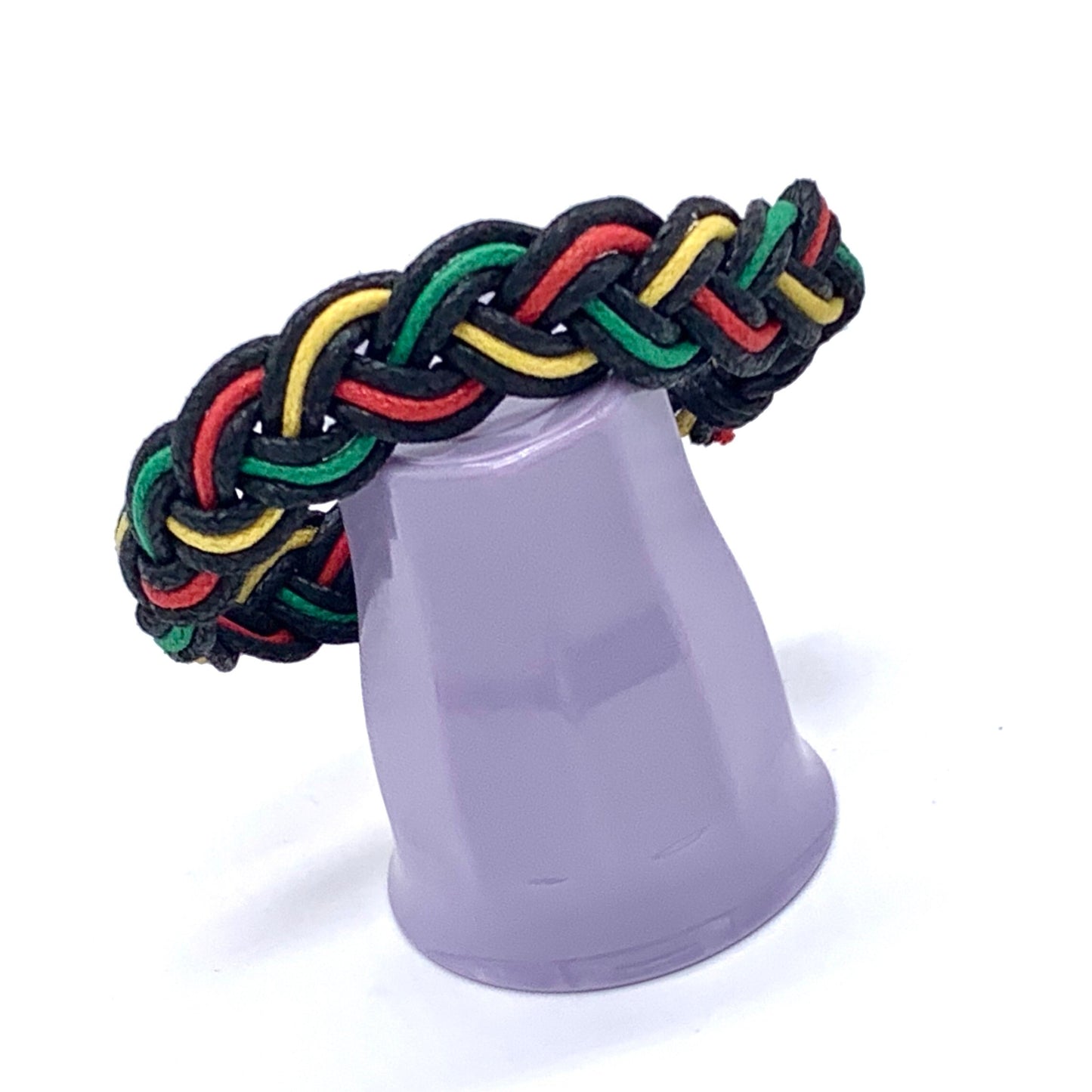 Plaited Cord Rasta Bracelet