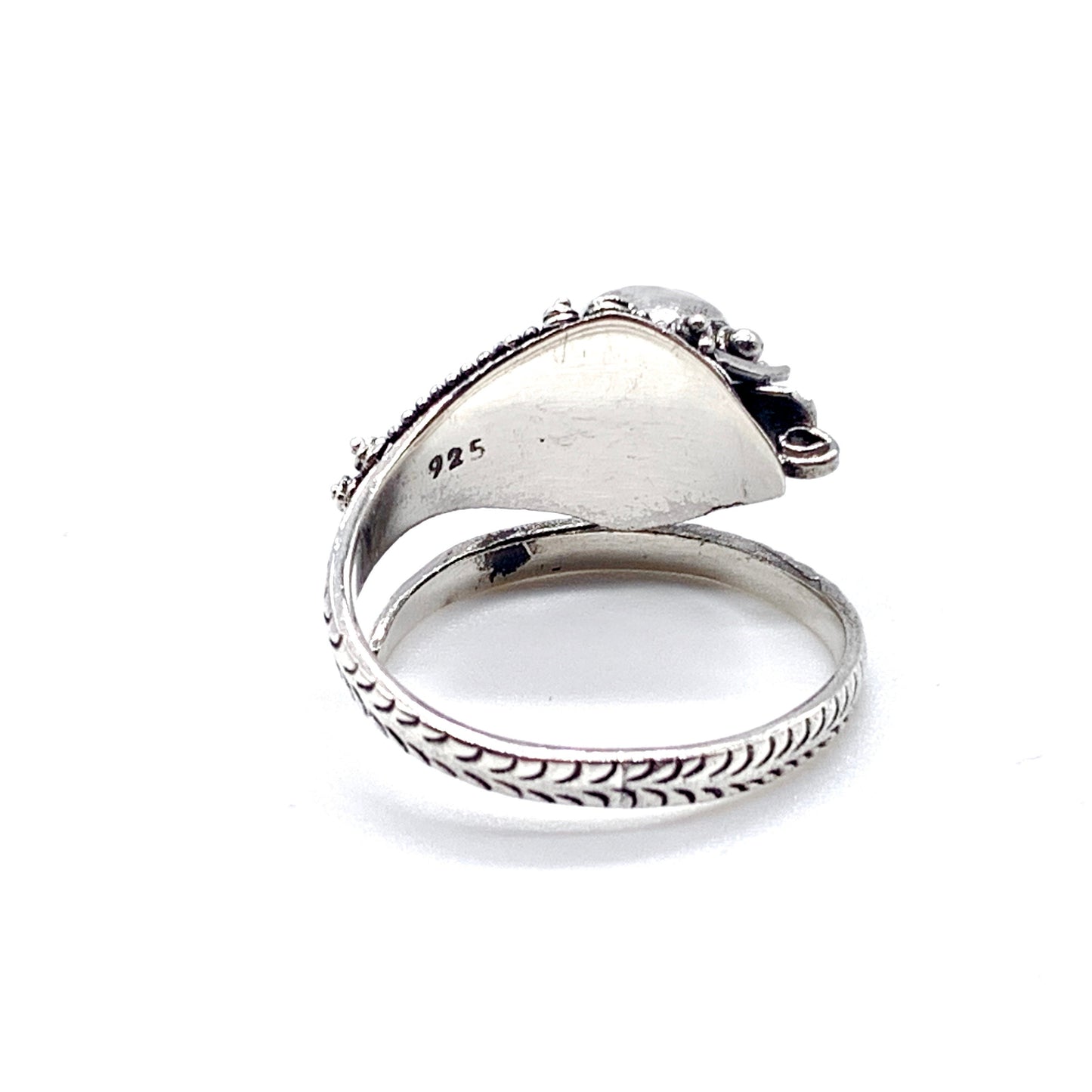 Silver Dragon Blood Ring in 925 Sterling Silver