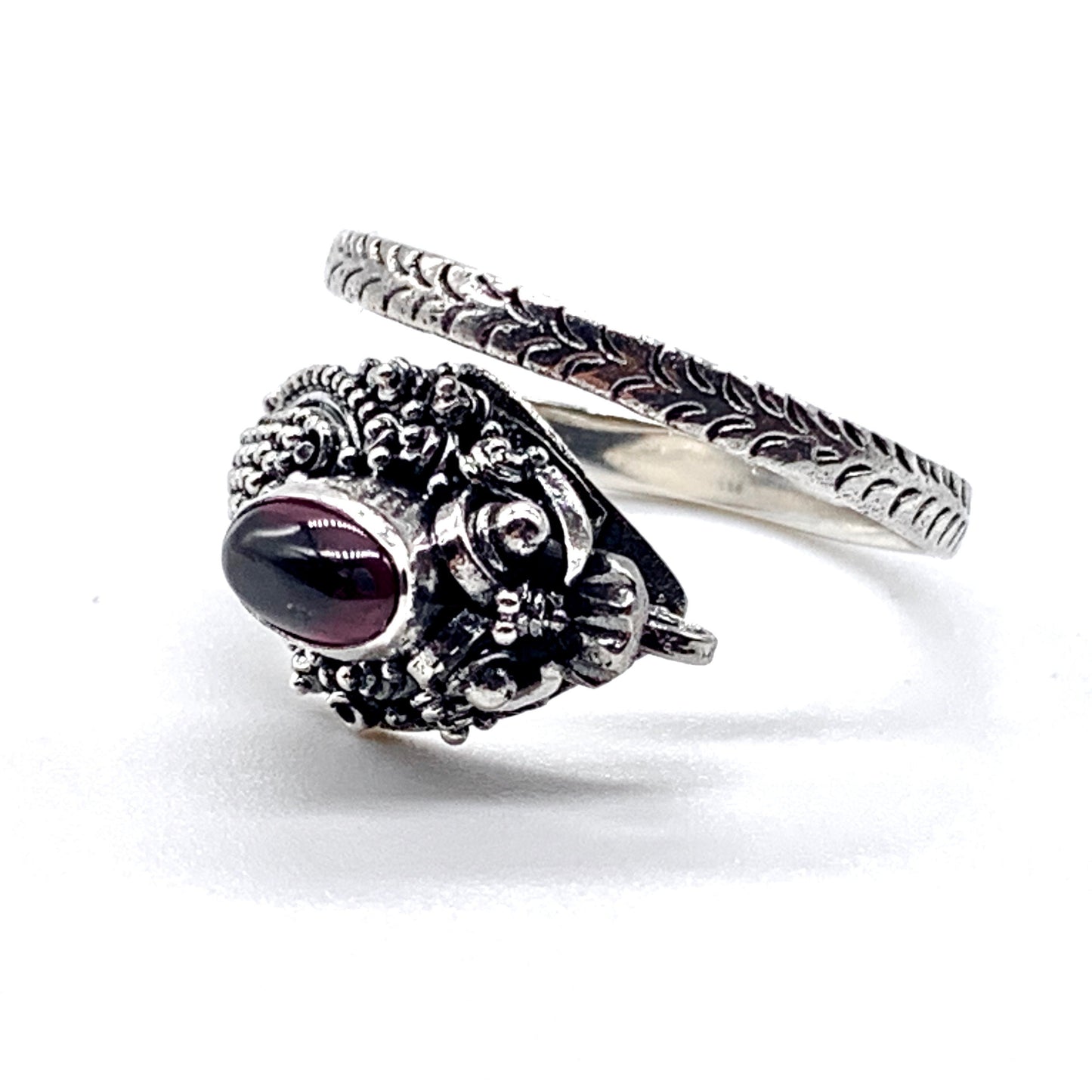 Silver Dragon Blood Ring in 925 Sterling Silver