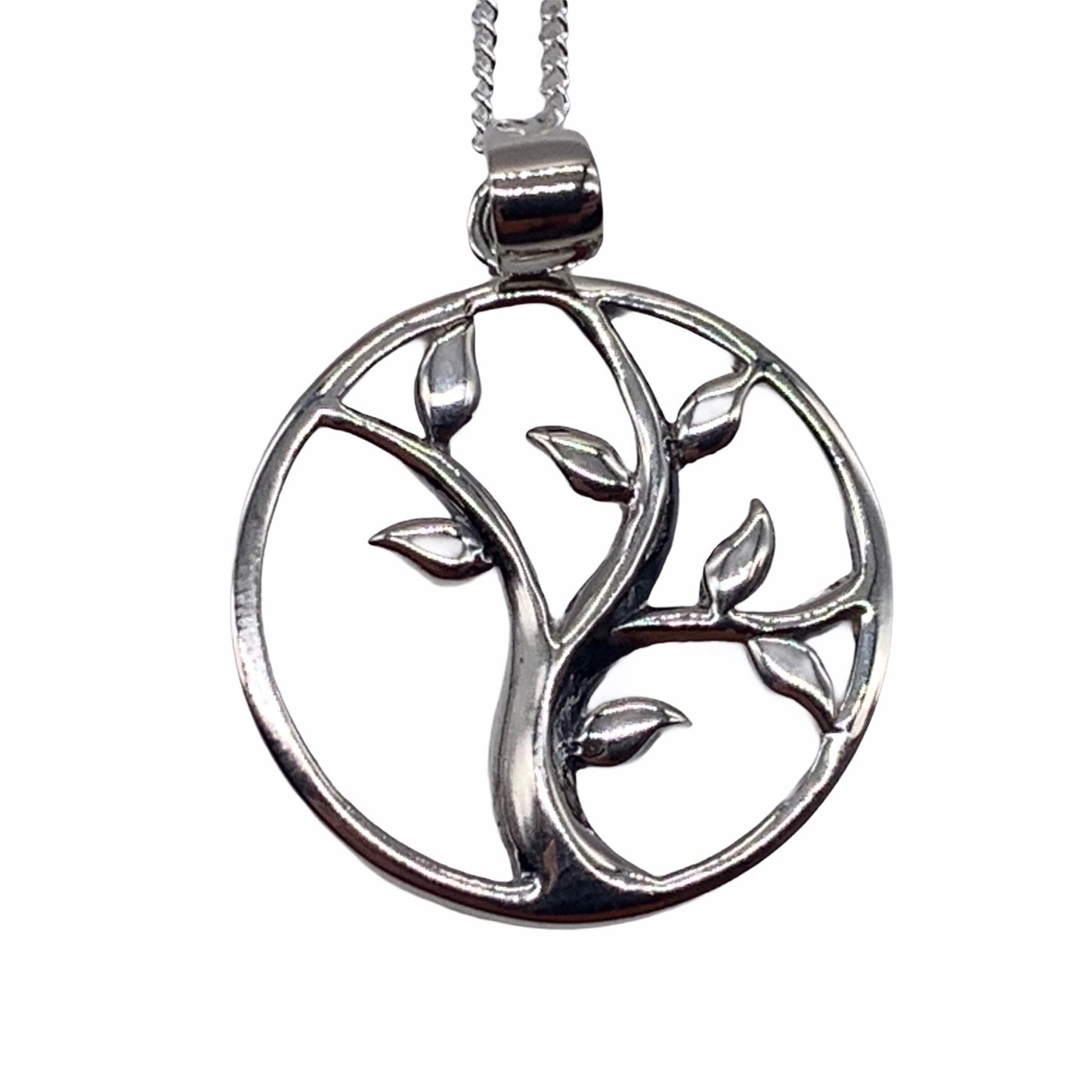 Sterling Silver Celtic Tree of Life Pendant Necklace