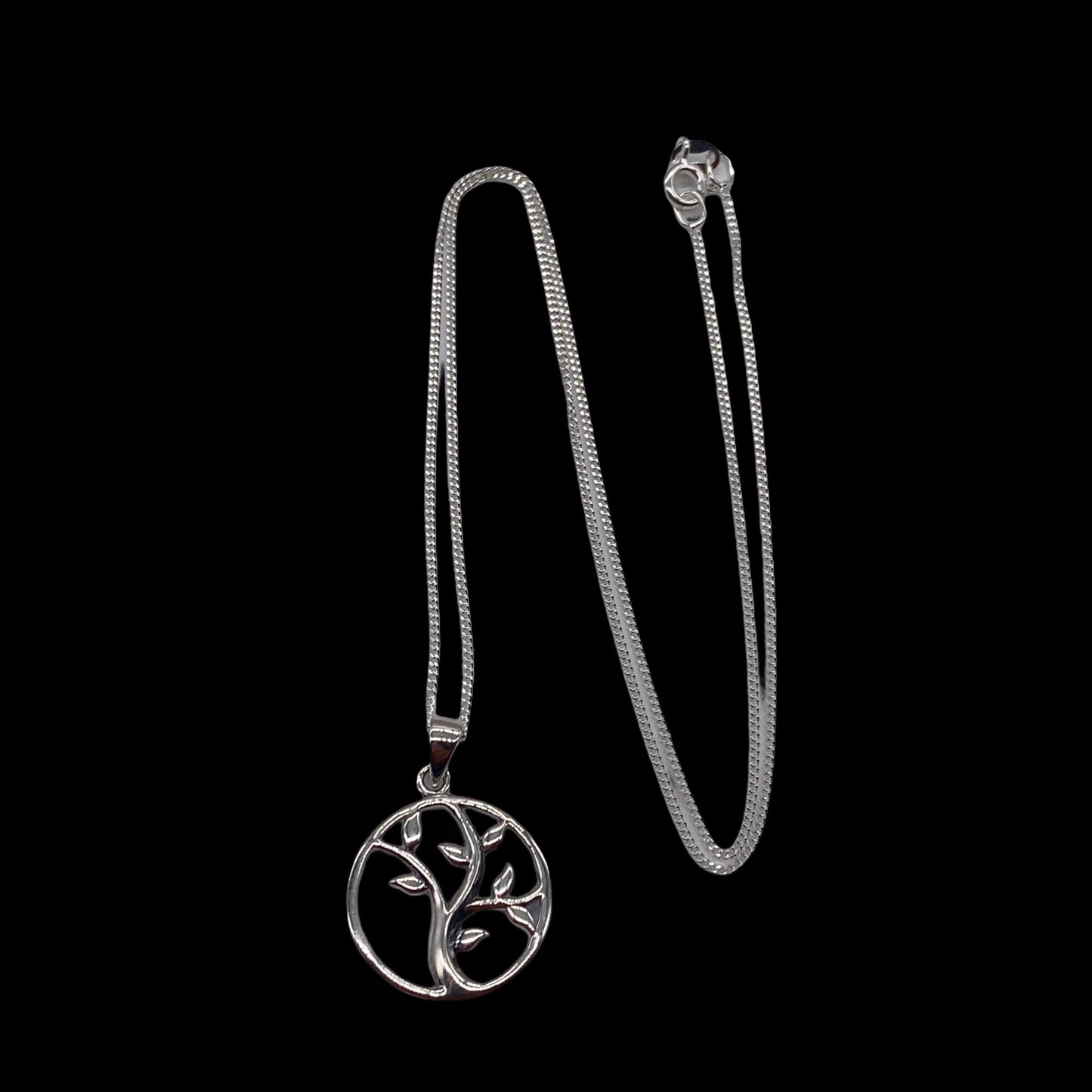 Sterling Silver Celtic Tree of Life Pendant Necklace