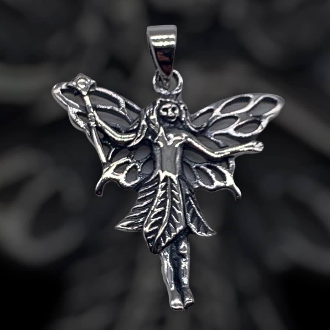 925 Sterling Silver Woodland Fairy Pendants