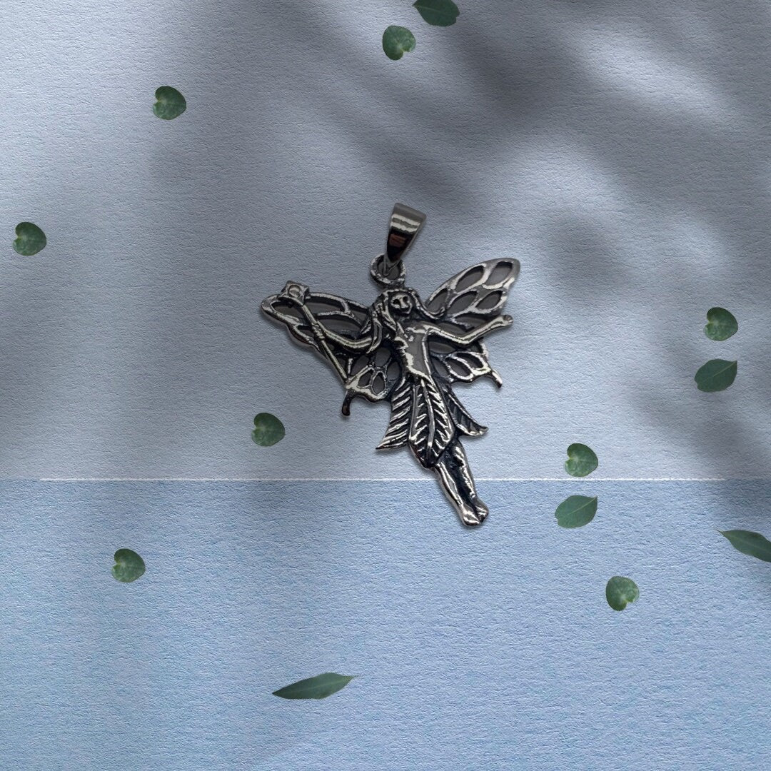 925 Sterling Silver Woodland Fairy Pendants