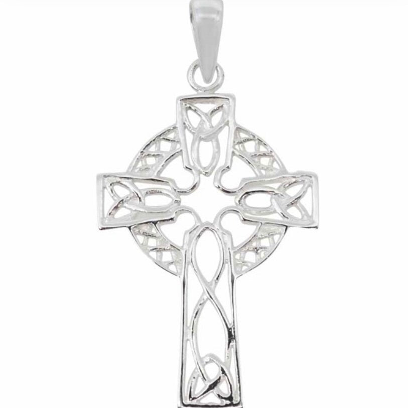 Sterling Silver Celtic Cross Pendant