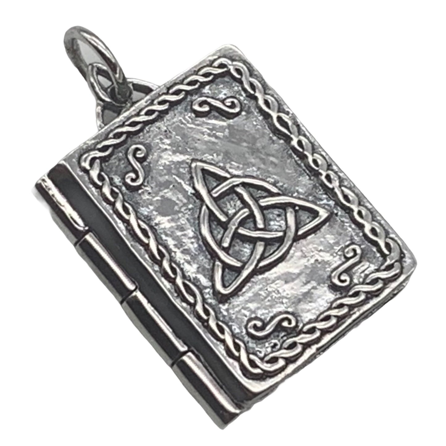 925 Sterling Silver Charmed Book of Shadows Locket Pendant