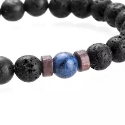 Natural Moonstone Bead Tibetan Buddha Bracelet chakra Lava Stone Diffuser Bracelets