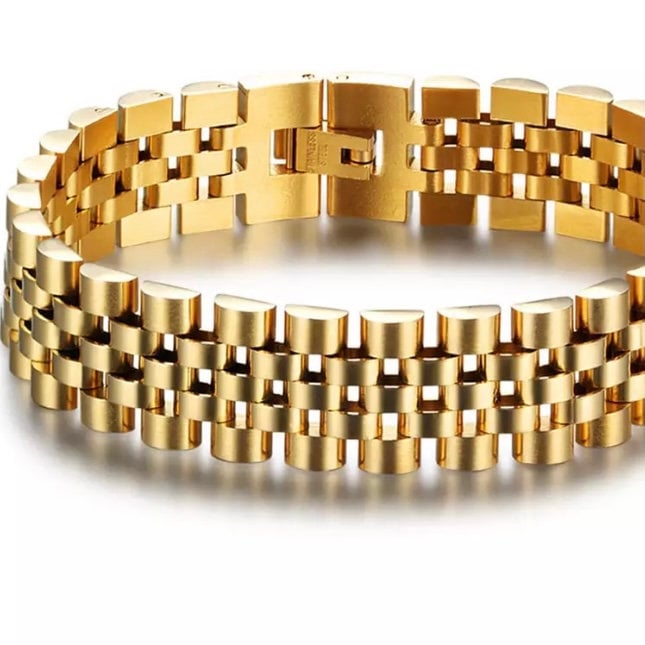 Gold Colour Stainless steel Bracelet