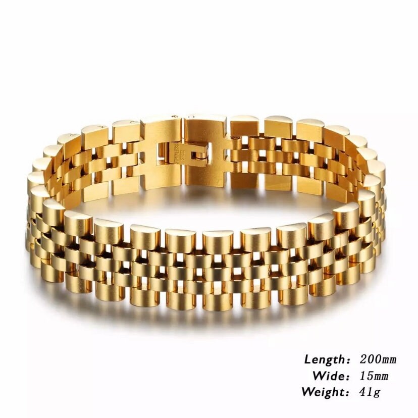 Gold Colour Stainless steel Bracelet