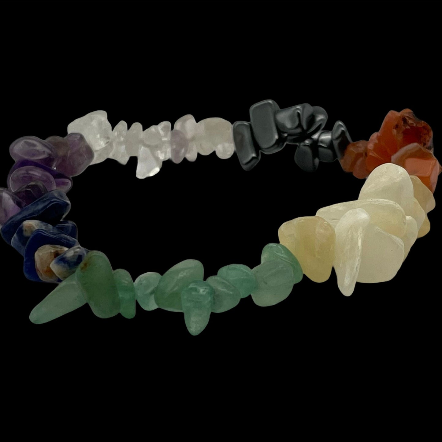 Chakra 7 Stone Chip Stunning Spiritual Bracelet