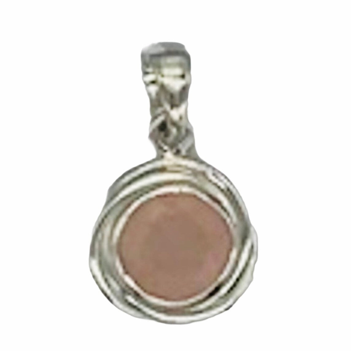 Stunning Sterling Silver Rose Quartz Pendant