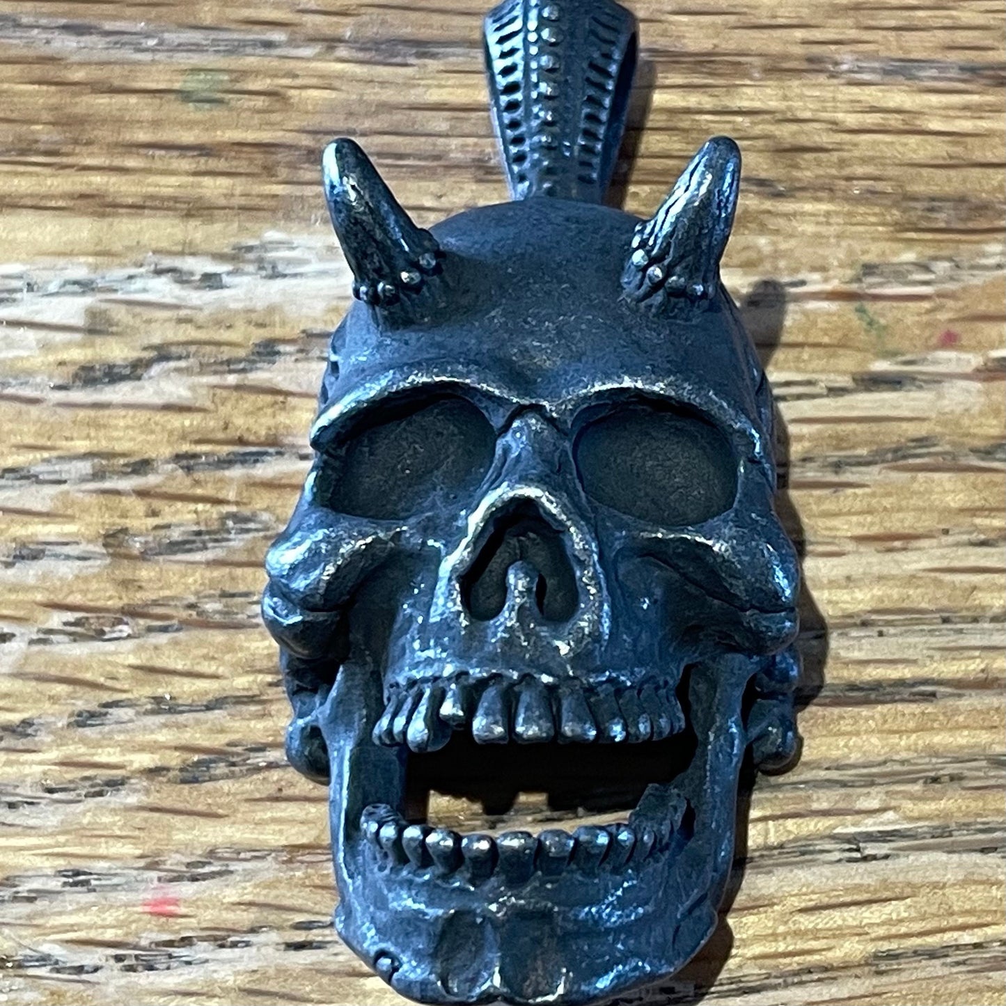 Black Skull Stainless Steel Pendant