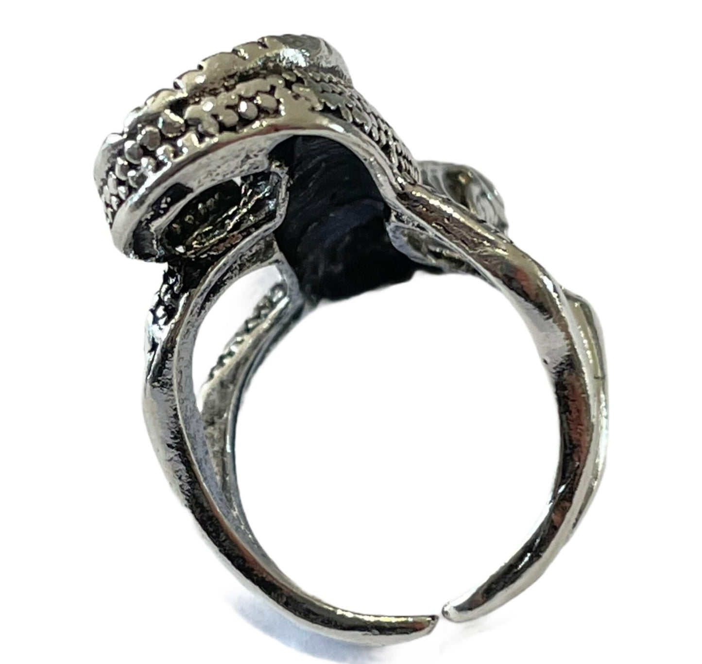 Retro Gothic Lizard Animal Ring