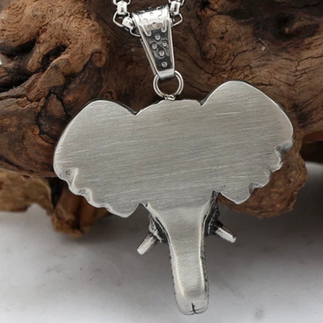 Beautiful Stainless Steel Elephant Pendant