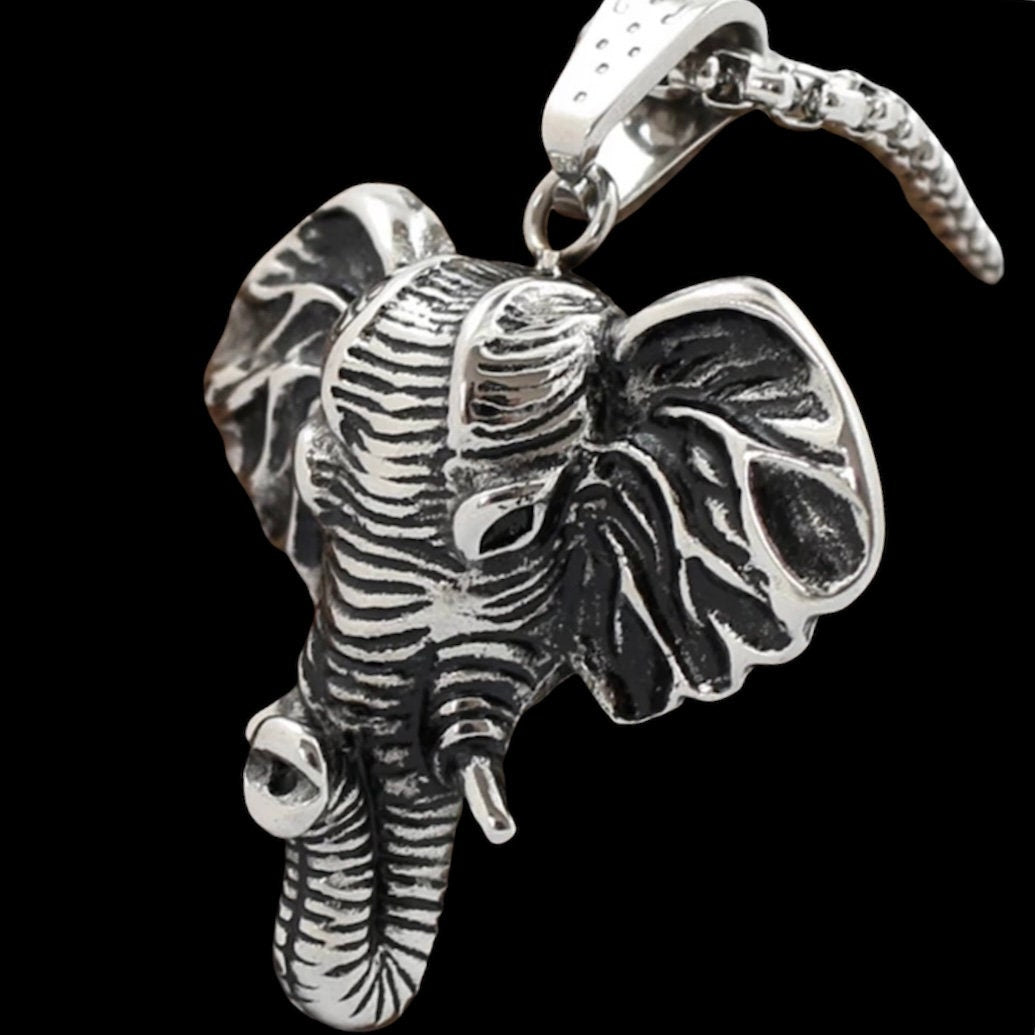 Beautiful Stainless Steel Elephant Pendant