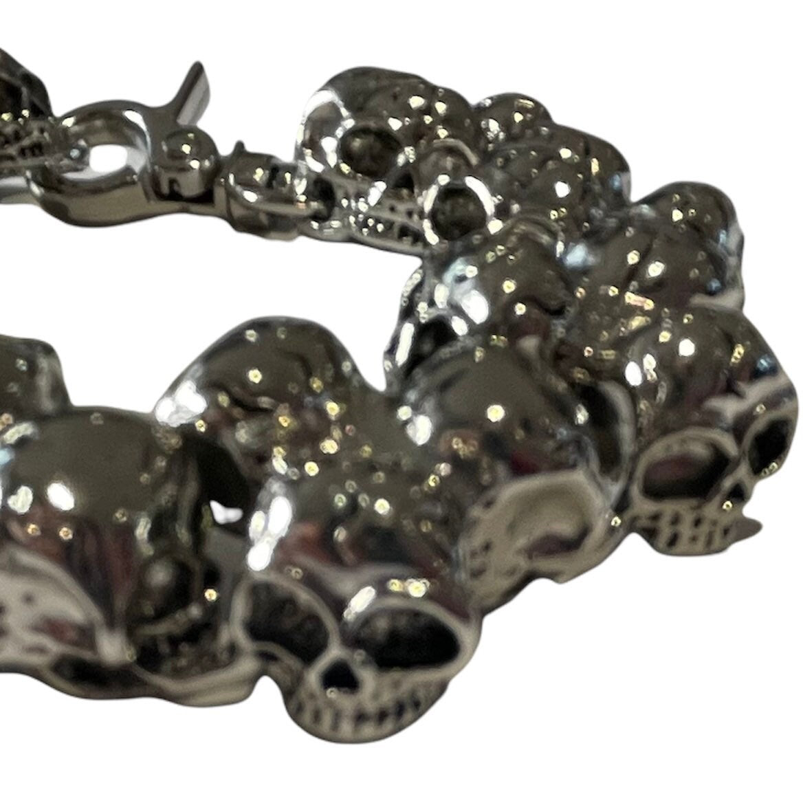 Stylish Stainless Steel Punk Skull Bracelet