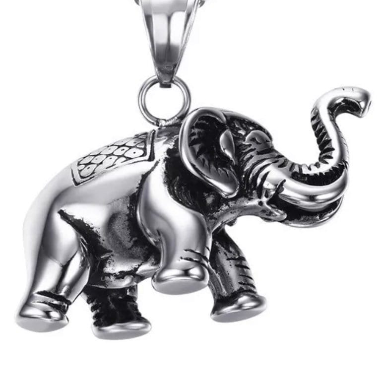 Lucky Elephant Animal Pendant/Charm Necklace