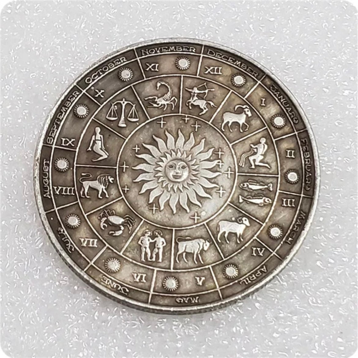 Constellations Zodiac Collectable Creative Gift Coin