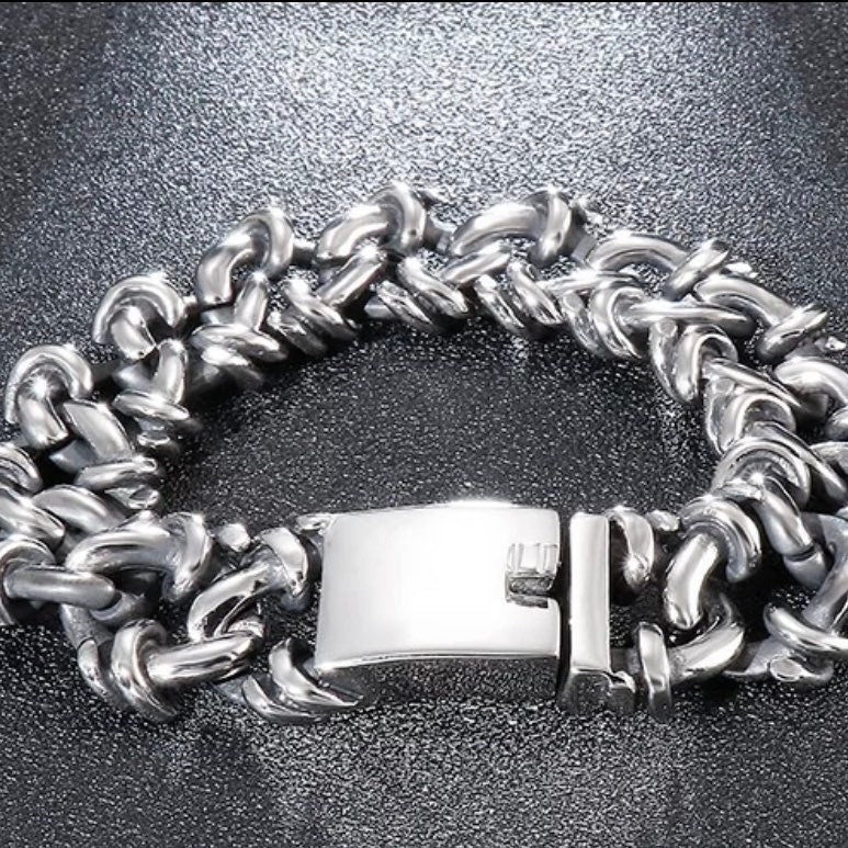 Titanium Bracelet 20MM Stainless Steel Hand Chain Bracelet