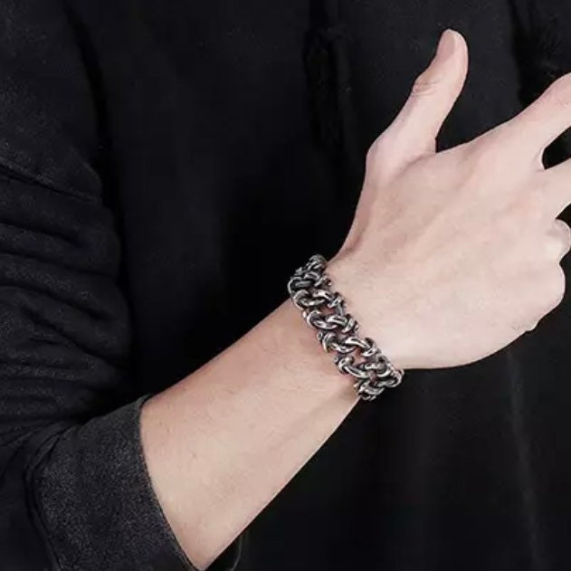 Titanium Bracelet 20MM Stainless Steel Hand Chain Bracelet