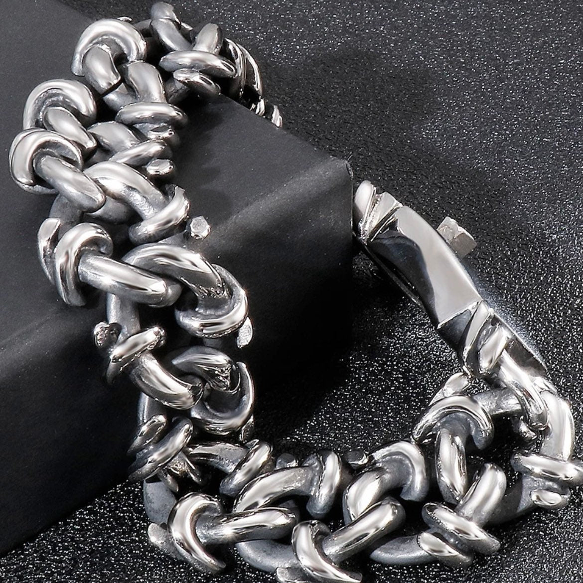 Titanium Bracelet 20MM Stainless Steel Hand Chain Bracelet