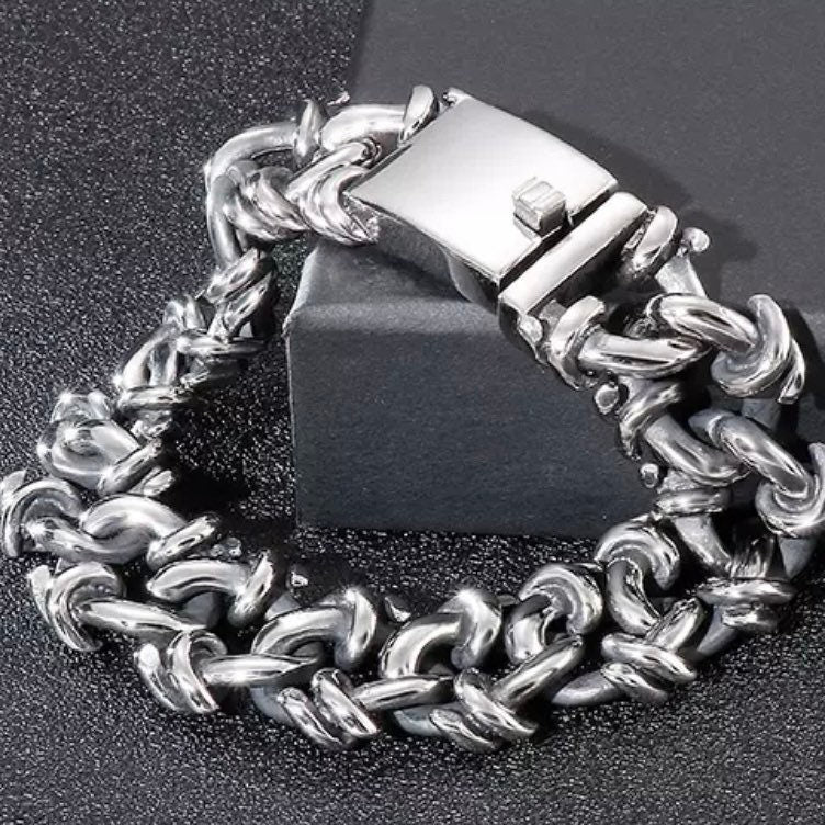 Titanium Bracelet 20MM Stainless Steel Hand Chain Bracelet