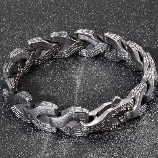 14mm Keel Chain Titanium Steel Bracelet