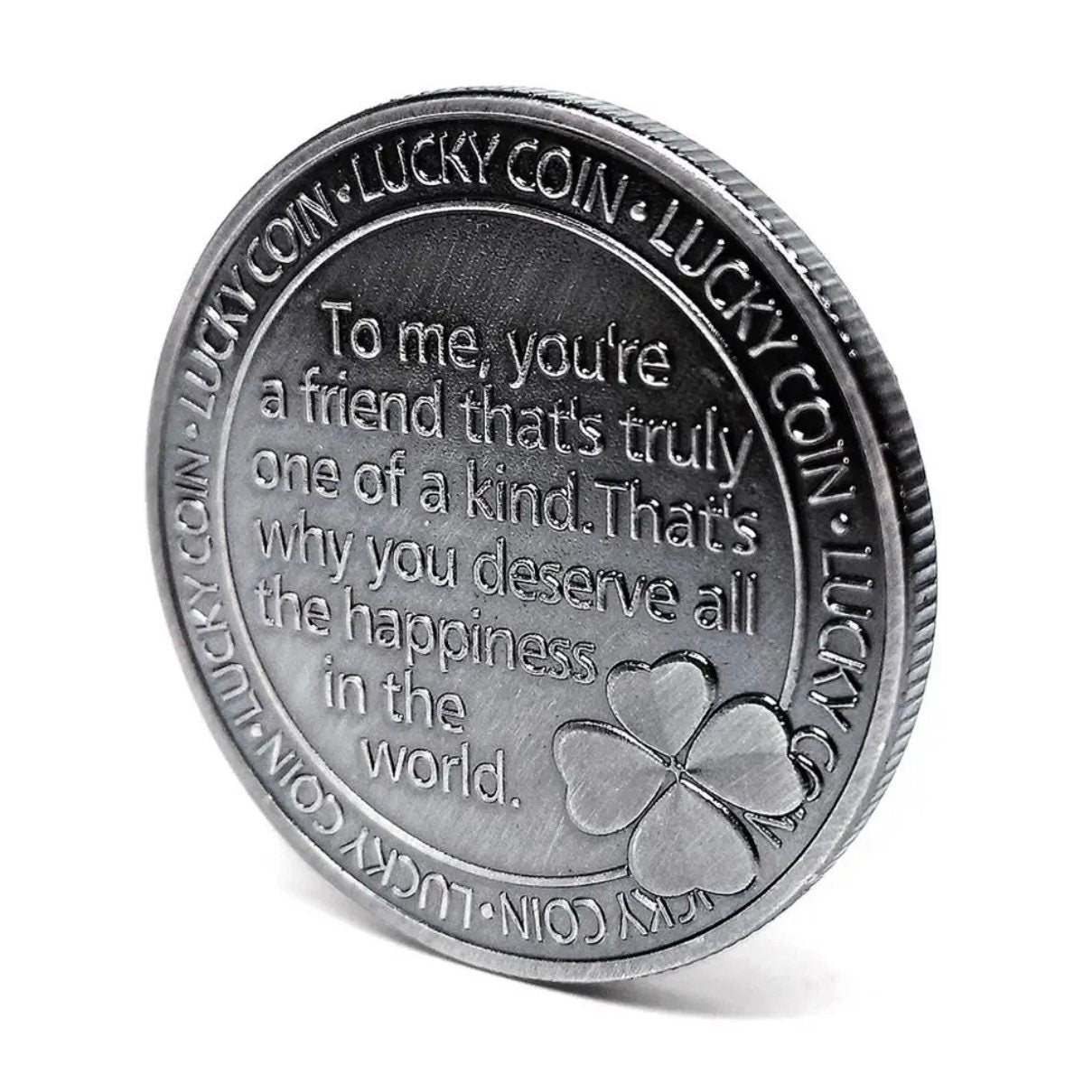 Dearest Friend Silver Souvenir Commomorative Gift Lucky Collectable Coin Gift for a Friend