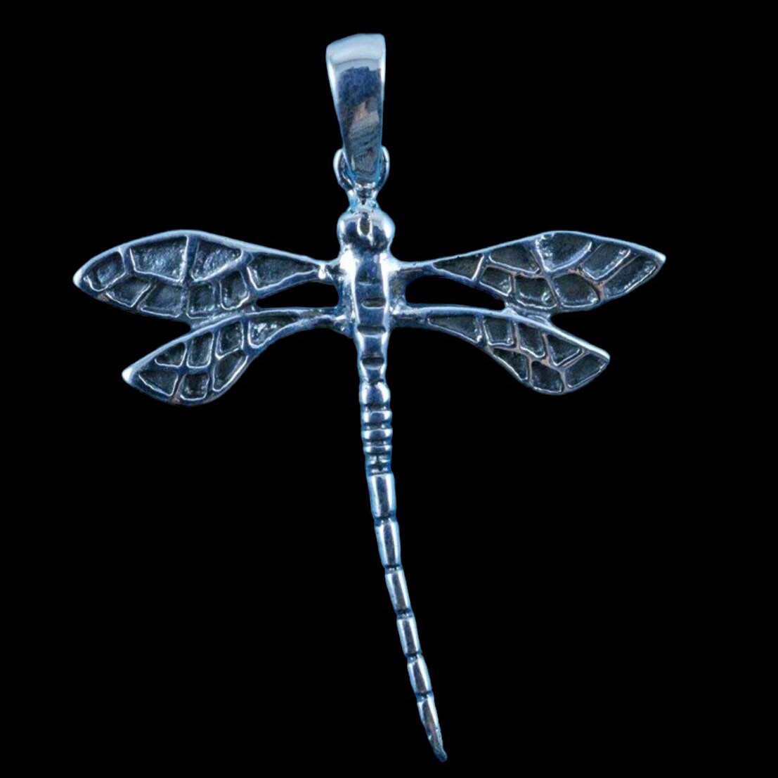 Dragonfly Sterling Silver Pendant