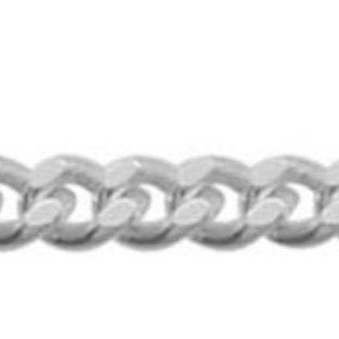 Curb Chain in 925 Sterling Silver